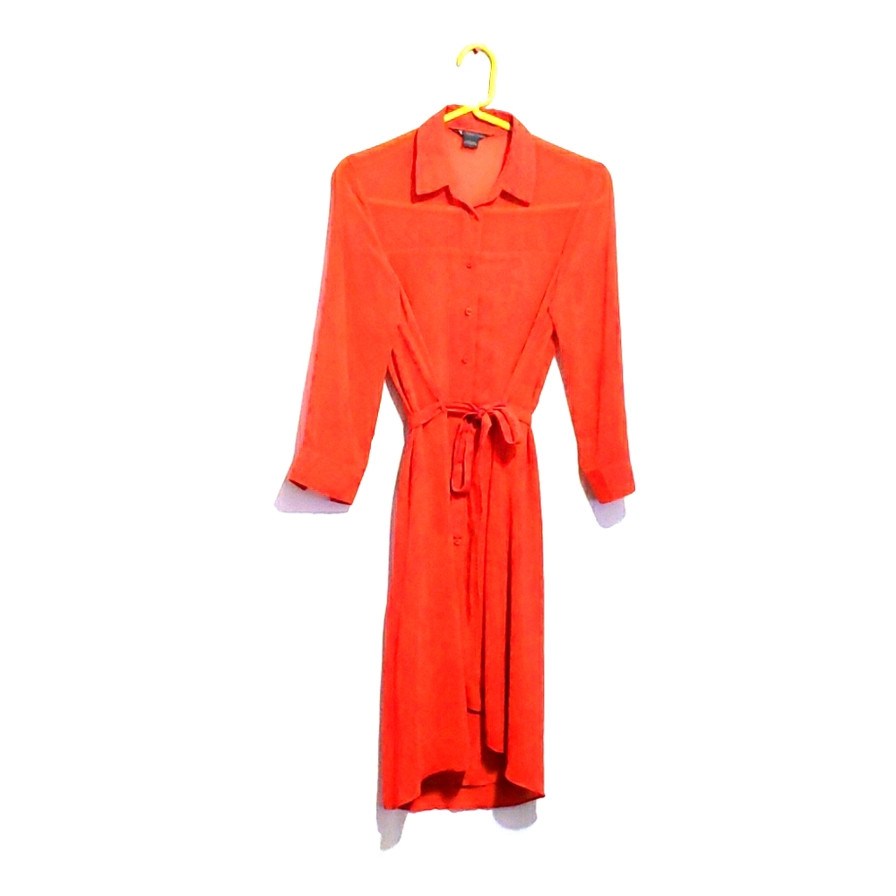 Red orange Armani Exchange Dress